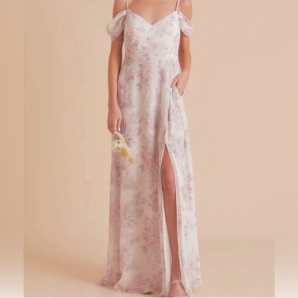 Birdy Grey DEVIN CONVERTIBLE DRESS Blush Bouquet Floral Small NEW NWT BRIDESMAID - Picture 1 of 5